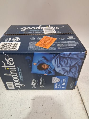 34PK BOYS GOODNITES NIGHTTIME UNDERWEAR - LARGE (68-95LB) image 2
