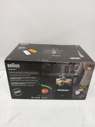 Braun easyprep food processor - 8 cup - black - (model: fp3101ai) image 2
