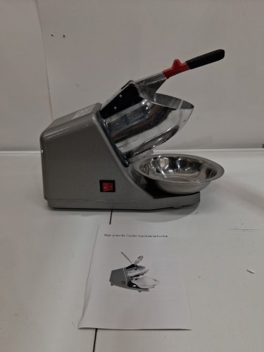 ELECTRIC COUNTERTOP ICE CRUSHER - 300W - SILVER image 2