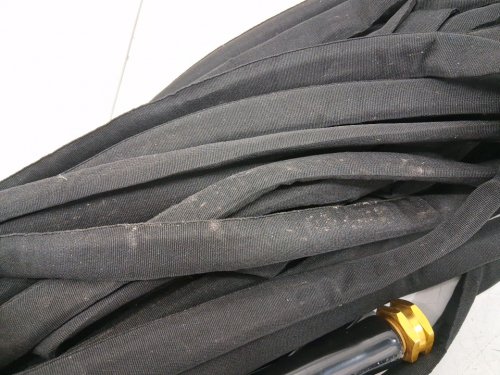 Garden Hose Non-Expandable with 10-Function Nozzle - 100FT - black image 4