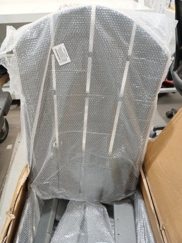 2PK Foowin  All-Weather Adjustable Adirondack Chair with Pull Out Ottoman - 400lbs cap - grey (Model: JJ00300-GR) image 4