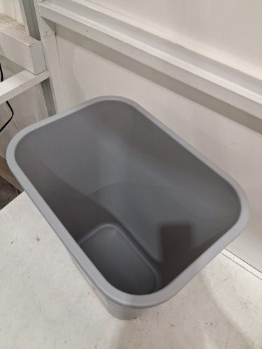 Rubbermaid 41 Qt. / 10.25 Gallon Rectangular Wastebasket / Trash Can - GREY (MODEL: FG295700GRAY) image 3