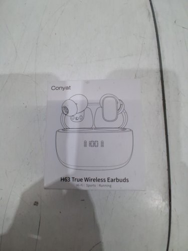 conyat true Bluetooth wireless earbuds - black (model: h63) image 2
