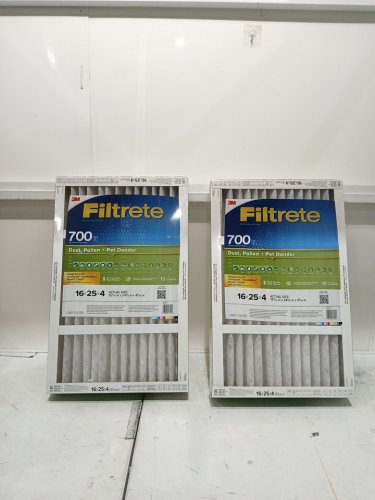 2pk - filtrete - dust, pollen & pet dander reduction, MPR 700 - 16"x25"x4" - white - (model: 701DP4-2PK1E) image 3