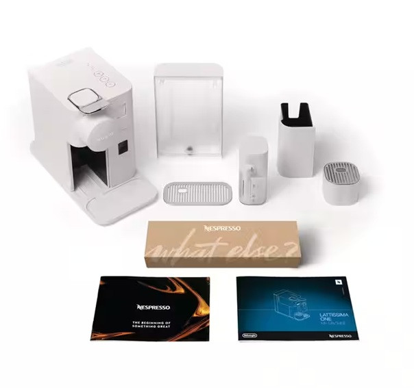 NESPRESSO BY DELONGHI LATTISSIMA ONE TOUCH ESPRESSO MACHINE WITH ONE TOUCH FRESH MILK SYSTEM - 120V - PORCELAIN WHITE - (MODEL: EN510WCA) image 2