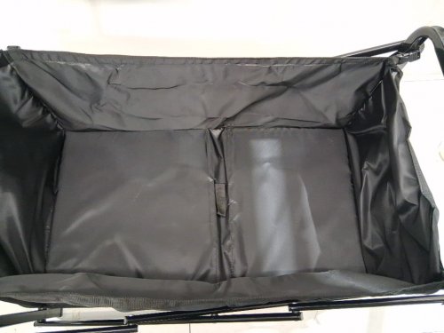 Amazon Basics Collapsible Folding Heavy Duty Utility Wagon-265LBS max-BLACK (model: JC160) image 4