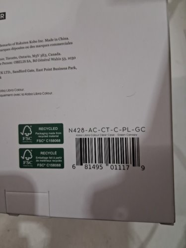 Kobo Libra Clear Case. Kobo Libra Colour case - clear image 4