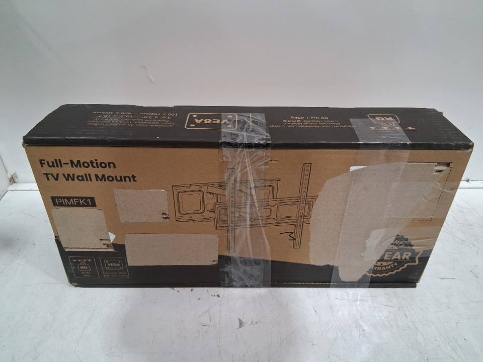 pipishell full motion tv wall mount - 26"-65" - black (model: pimfk1) image 3