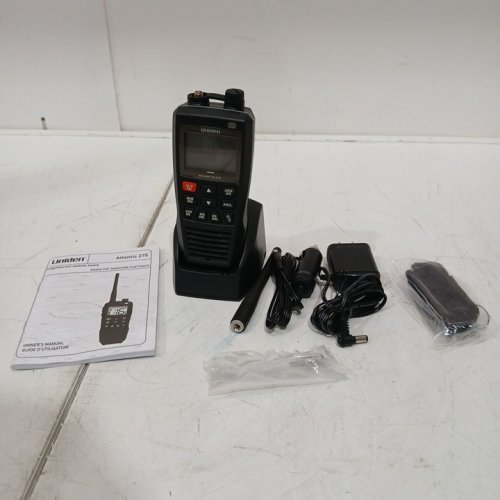 Uniden Atlantis 275 Handheld Two-Way VHF Marine Radio, Floating IPX8 Submersible Waterproof, Dual-Color Screen, All USA/International/Canadian Marine Channels, NOAA Weather Alert, 10 Hour Battery - black - (model: atlantis275) image 4