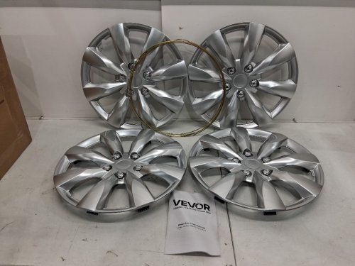 4PK VEVOR Wheel Rim Cover Hubcaps Fits for All Weather Use - 17" - SILVER (MODEL: ‎tongyong5) image 2