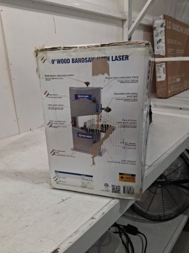 King Canada Wood Bandsaw with light & Laser - 9" - grey (model: KC-902C) image 2