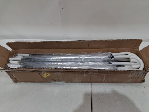15PK Clear Umbrellas for Wedding Ceremonies - 36" - White/Clear image 4