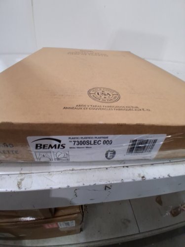 BEMIS slow close ELONGATED TOILET SEAT - 19" - WHITE (MODEL: 7300slec 000) image 5