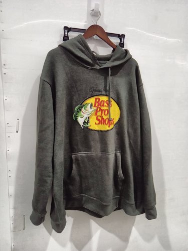 unisex bass pro shops logo hoodie -3XL - charcoal heather image 2