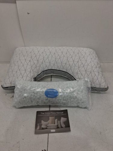 Coop Home Goods Cool+ Cutout Adjustable Pillow King with Cooling Gel and Shoulder Cutouts for Head Support - king - white - (model: cpl006kg-00 ) image 2