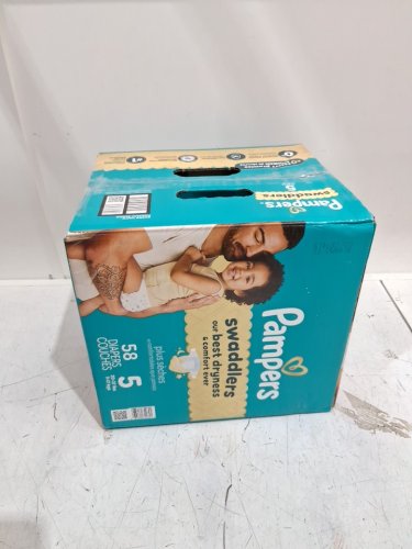 84PK PAMPERS SWADDLERS DISPOSABLE DIAPERS - SIZE NEWBORN (UNDER 10LB) image 2