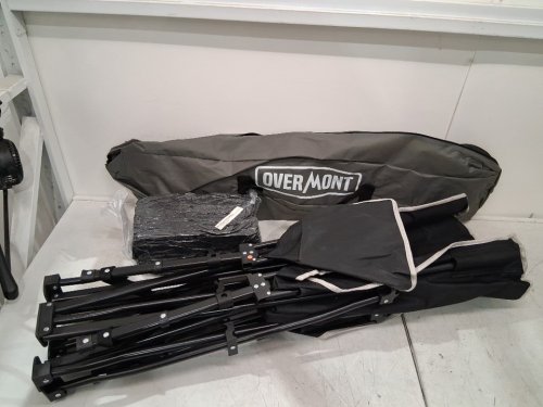 Overmont oversized folding Camping Cot with Mattress - 75" x 28" x 14" - 550lbs CAP - black (model: Om006012) image 3
