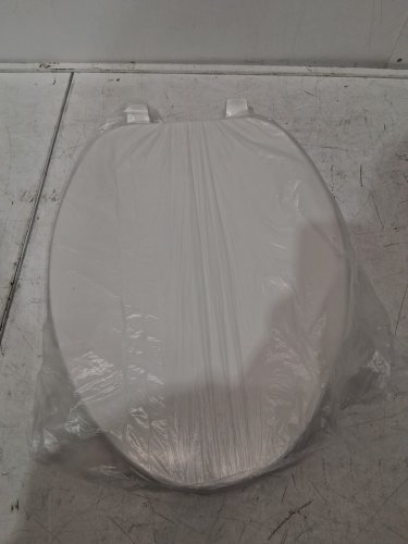 BEMIS ELONGATED PLASTIC TOILET SEAT - 18.61" - 000 WHITE (MODEL: 170) image 3