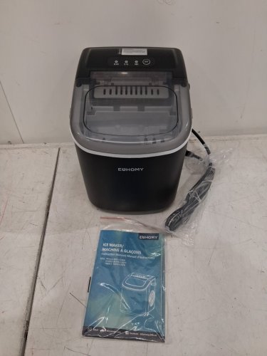 EUHOMY COUNTERTOP ICE MAKER MACHINE - MAKES 26LB/DAY - BLACK (MODEL: IM-06D / IM001-BBL-CAEH) image 3