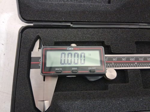gemred DIGITAL CALIPER -STAINLESS STEEL - 6" - silver/black/red image 4