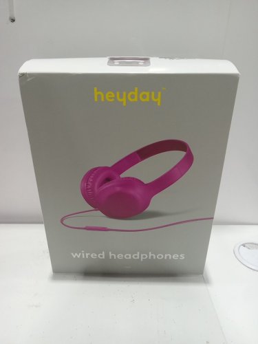 Heyday comfort fit wired on-ear headphones with microphone - 3.5mm jack - Neon Violet (Model: 008 07 8146) image 2