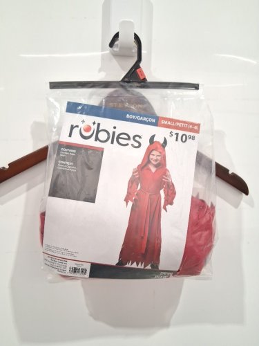 RUBIES KIDS DEVIL COSTUME - SMALL (4-6) - RED (STYLE: DEVIL) image 2