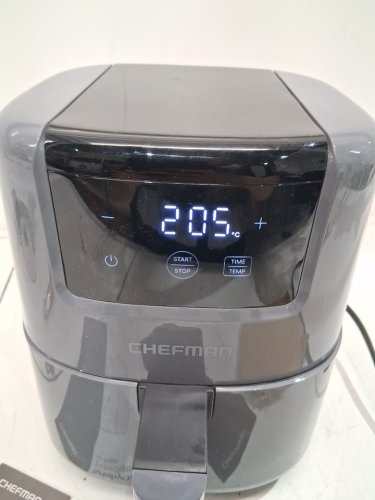 CHEFMAN Mini TURBOFRY TOUCH DIGITAL Air Fryer - 2L - GREY (MODEL:RJ38-2T-GREY) image 5