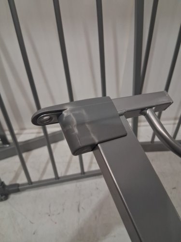 REGALO EASY STEP EXTRA WIDE METAL SAFETY GATE - 30" X 29" - 49" - PLATINUM (MODEL: 1164 EP DS) image 5
