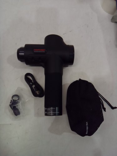 Hoposo Massage Gun Deep Tissue Percussion Massager 30 Speed Level - 8 Massage Heads 4800RPM MAX - Carbon Black (Model: YL-MG001) image 3