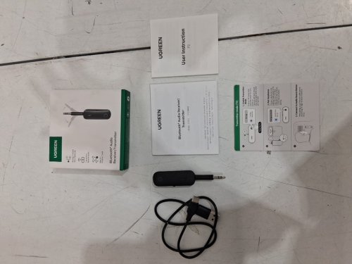 UGREEN BLUETOOTH AUDIO RECEIVER/TRANSMITTER ADAPTER - BLACK (MODEL: CM403) image 2