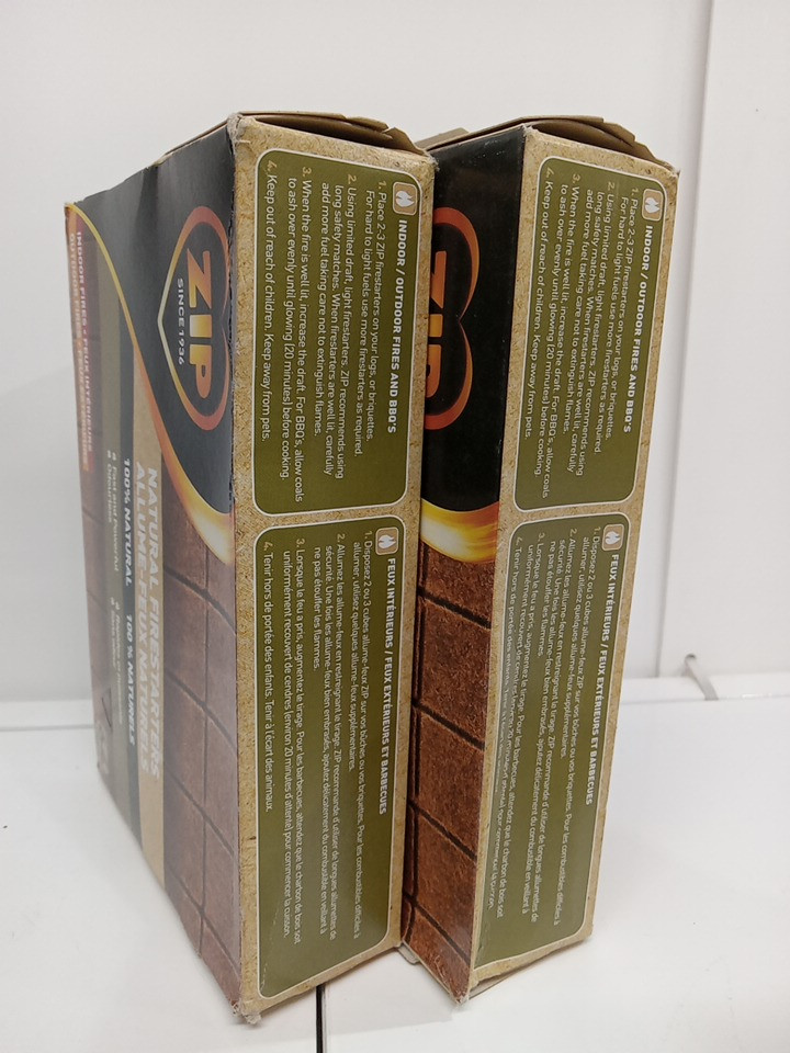 2 (64PK) ZIP 100% natural Fire starter cubes - Indoor/Outdoor (model: 064-5711-6) image 3