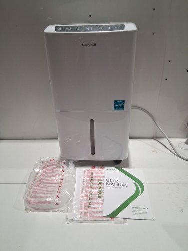 WAYKAR DEHUMIDIFIER WITH AUTO / MANUAL DRAINAGE - 0.6GAL WATER TANK CAP - COVERS 2000 SQ.FT - WHITE (MODEL: PD160B-PRO) image 3
