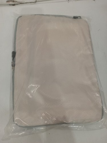4pc Compression Packing Mesh Travel Bags with Senior Discovery Tours logo - Beige/White image 3