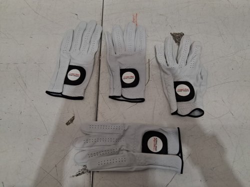4PK Kirkland Signature Premium Cabretta Leather Golf Gloves - left Hand - large - White (Model: 1819560) image 4