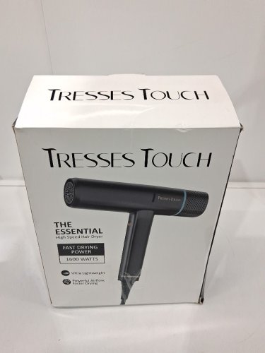 tresses touch hair blow dryer - 150000 rpm - black (model: hd396) image 2