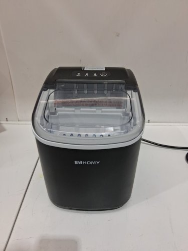 EUHOMY Countertop Ice Maker Machine - MAKES 26LB/Day - BLACK (MODEL: im-06d/IM001-Bbl-CAEH) image 3