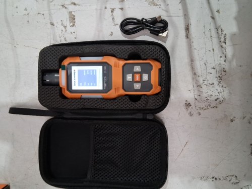 TOPTES  Rechargeable Carbon Monoxide Detector with Vibration, Visual & Audible Alarms -  0-1000PPM -  orange (model: CT-580) image 3