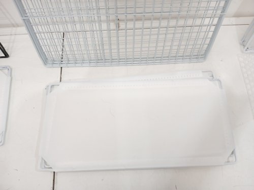 Pet Crate Transparent Enclosure Metal Wire Kennel - Small - Black/White image 4