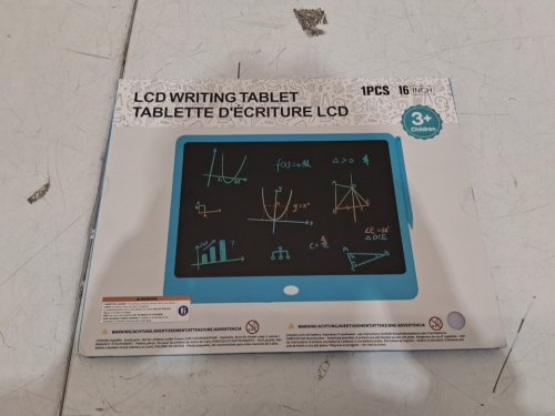 Electight LCD Writing Tablet WITH Erasable BUTTON - 16" - Purple - (MODEL:AM1600) image 2