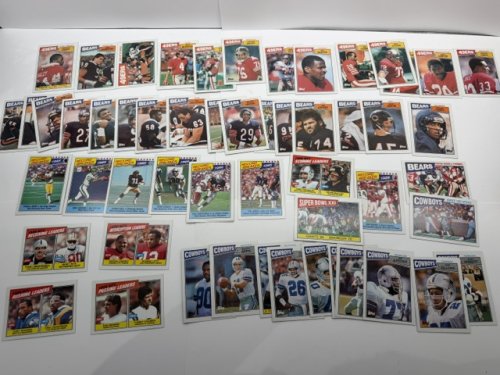 78 ASSTD 1987 1988 TOPPS FOOTBALL CARDS image 2