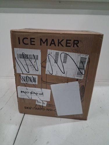 Euhomy countertop nugget ice maker - makes 35lbs/day - stainless steel (model: im-15s) image 2