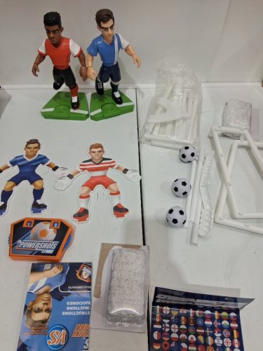 POWERSHOTS DOUBLE STRIKE SOCCER TABLETOP GAME - BLUE/RED/WHITE (MODEL: 1851554) image 3