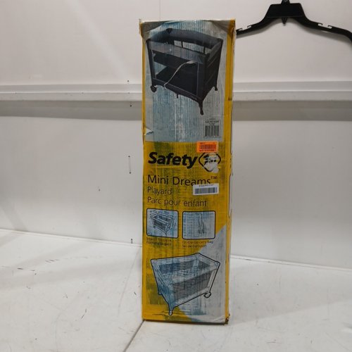 SAFETY 1ST MINI DREAMS PLAYARD - 27" x 35" x 23" - GREY WOLF (MODEL: 05212CGRW) image 2