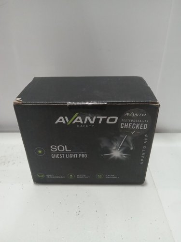 avanto safety solx1 chest light pro - Smart Running Lights With Safety Courses, Headlamp Flashlights for Night Walking - 500lm - 2 light modes - black image 5