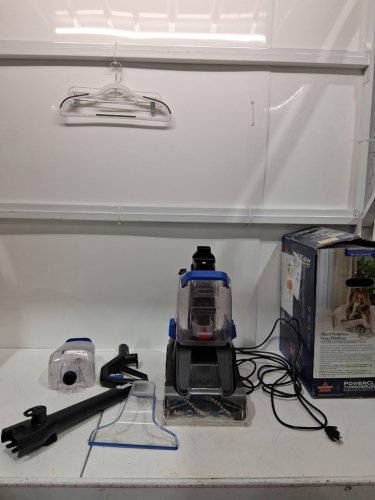 BISSELL PowerClean TurboBrush Pet Upright Carpet Cleaner, Powerful & Lightweight - 120v - blue (model: 3939c) image 2