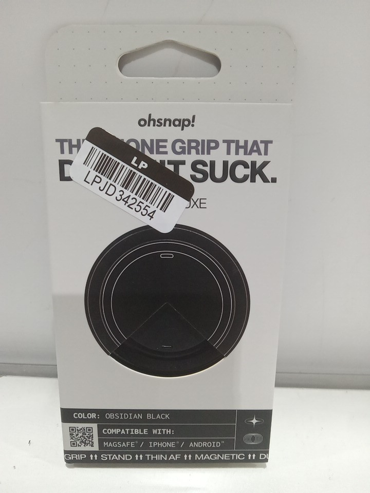 ohsnap! Phone Grip SNAP 4 LUXE MAGSAFE compatible - Obsidian Black (Model: PH-S4L-BLK-001) image 2