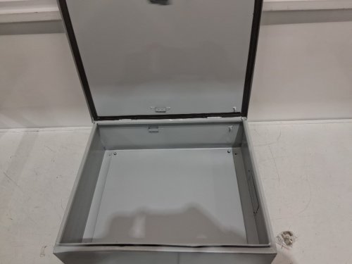 Steel Electrical Junction Box Enclosure with Safety Lock - 24" x 20" x 8.5" - Grey image 4