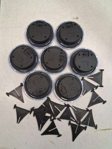 10PK SOLPEX MINI SOLAR GROUND LIGHTS - 3" - SILVER/BLACK image 2