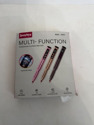 SNNYNYK MULTI-FUNTION PROFESSIONAL CORDLESS NAIL DRILL - 2.5W - PINK (MODEL: ND021) image 2