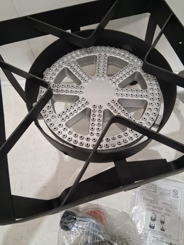 GAS ONE RUGGED PROPANE BURNER COOKER WITH 0-20 PSI REGULATOR AND 200000 BTU - (MODEL: B-5450) image 5